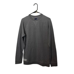 Johnnie O Sweatshirt Mens Small Gray Pullover Sweater Fleece Crewneck Golf NWOT